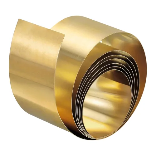 Miniatura 6 de uxcell Rollo de hoja de latón, 118.110 in x 3.937 in x 0.002 in rollo de lámina de latón tira de latón para manualidades, reparaciones eléctricas