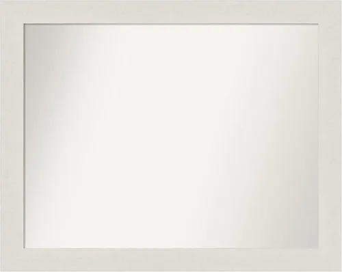 Miniatura 214 de Amanti Art Espejo de baño blanco para sobre el fregadero, 24 x 24 pulgadas, hecho a medida, espejo de tocador cuadrado blanco estrecho, marco