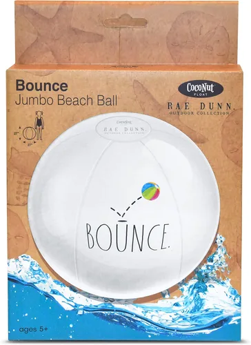 Miniatura 9 de Coconut Float Rae Dunn - Pelotas de playa inflables grandes de 27 pulgadas, ideales para fiestas de verano y eventos de natación Juega.