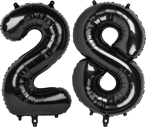 Miniatura 410 de Globo de cumpleaños número 4 dorado de 40 pulgadas, globos gigantes del número cuatro 14 24 34 40 44 2024, globos grandes de lámina de mylar para Oro