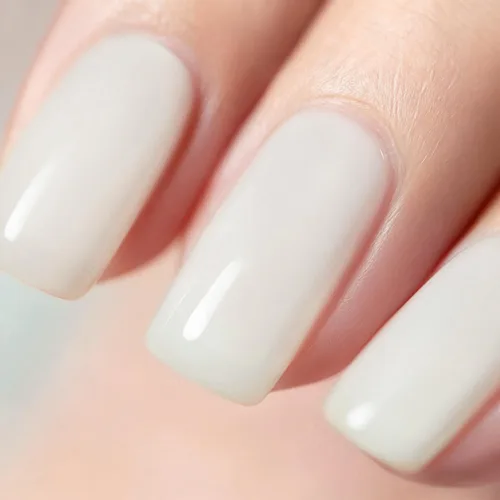 Vishine 15ml de esmalte de uñas en gel blanco lechoso transparente, color desnudo, con acabado de gel de cristal, para quitar con lámpara UV o LED,