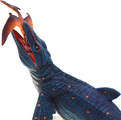 Miniatura 4 de Juguetes de dinosaurio Mosasaurus y Pterosaurio realistas de Gemini & Genius para niños, regalos para jugar y exhibir o suministros de fiesta