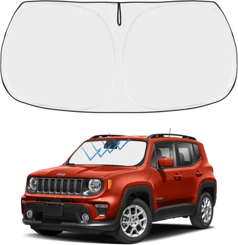 Miniatura 189 de Proadsy Parasol para parabrisas actualizado 2025, ajuste personalizado Dodge RAM 1500 2Dr 2019-2024 2025, 4 capas, plegable, protector de parasol