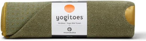 Miniatura 16 de Manduka Yogitoes Toalla para Esterilla de Yoga Caliente - 71" Agarre Activado por Humedad Protuberancias de Silicona Patentadas Altamente