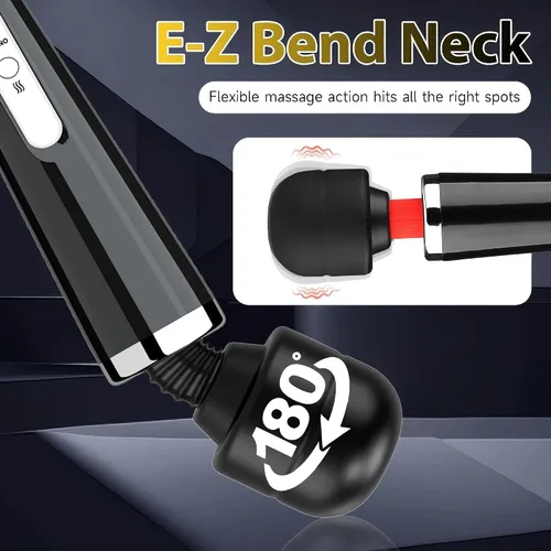 Miniatura 4 de AEVEONE Dispositivo de masaje personal - Masajeador de vibración de mano - Potente varita con cable - Lo mejor para viajar - El estrés mágico lejos