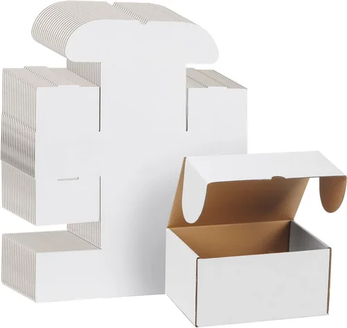 Miniatura 26 de WIFTREY Paquete de 40 cajas de envío pequeñas de 4.6 x 2.2 x 2.2 pulgadas para embalaje de pequeñas empresas, caja de correo de cartón corrugado
