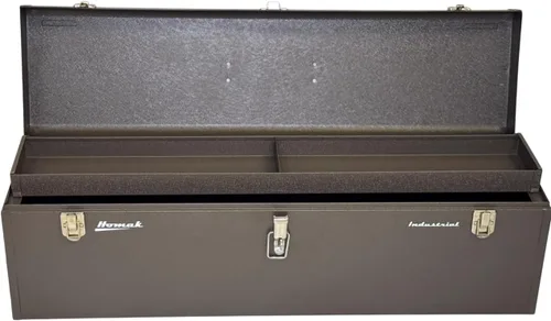 Miniatura 2 de Homak - Caja de herramientas industrial de acero de 32 pulgadas, capa de polvo arrugada marrón, BW00200320