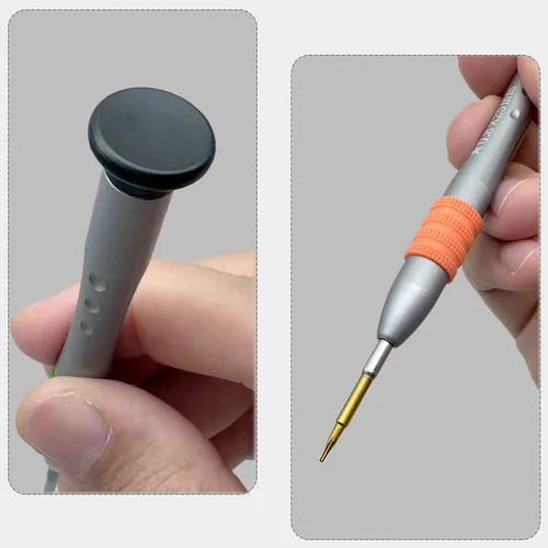 Miniatura 5 de Pentalobe - Destornillador P2 0.031 in TS1 PL1 para Apple iPhone Huawei P9 Mantenimiento, S2 cabeza de acero de alta aleación, punta magnética, tapa