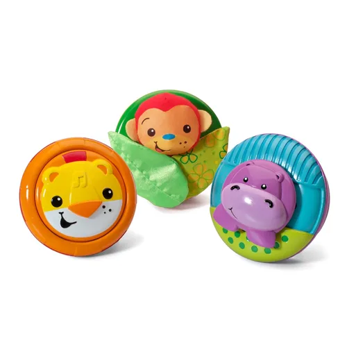 Infantino Pop & Play 3 Count Actividad Pods, Jungle