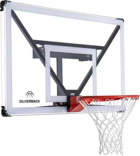 Miniatura 10 de Silverback NXT - Aro de baloncesto fijo y altura ajustable de 54 pulgadas con diseño QuickPlay