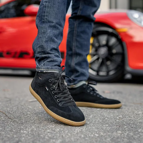 Miniatura 22 de Piloti Zapatos de conducción para hombre, zapatos deportivos de gamuza italiana Shift para hombre