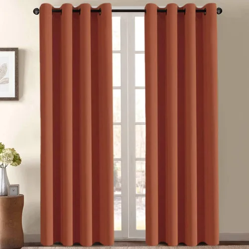 Miniatura 27 de H.VERSAILTEX - Cortinas blackout con aislamiento térmico y ojales en la parte superior, para patios, puertas correderas y división de habitaciones