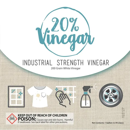 Miniatura 6 de Vinagre concentrado de grado profesional al 20 % Diluye a 4 galones de vinagre de limpieza multiusos 4 veces vinagre de potencia Cientos