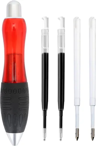 Miniatura 8 de Bolígrafos grandes y pesados para pacientes con Parkinson, temblores esenciales, artritis de mano y fuerza de agarre baja - Bolígrafo pesado