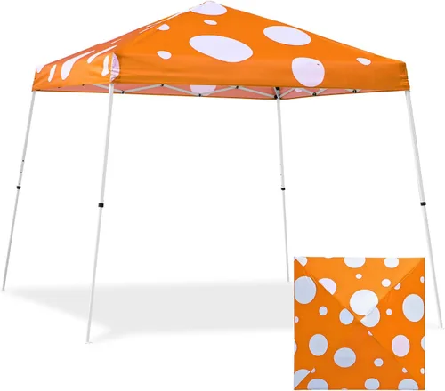 Miniatura 39 de Eagle Peak - Pérgola plegable (10.0 x 10.0 pies), patas inclinadas, de tela, para exteriores, fácil de montar, Negro