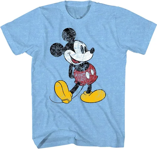 Miniatura 2 de Disney Mickey Mouse - Camiseta clásica envejecida vintage de pie