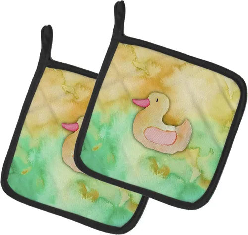 Miniatura 66 de Caroline's Treasures BB7370PTHD - Juego de soportes para ollas de herradura para cocina, resistentes al calor, almohadillas calientes para cocinar