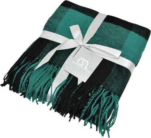 Miniatura 14 de Mantas – Manta de Cuadros Búfalo – Manta Clásica Decorativa – Cómoda y Ultra Suave – Ligera y para Interiores y Exteriores – Ideal para Sala