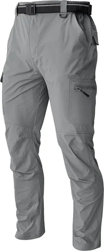 Pantalones de senderismo para hombre, ligeros, resistentes al agua, de secado rápido, pesca, viajes, campamento, al aire libre, transpirables,