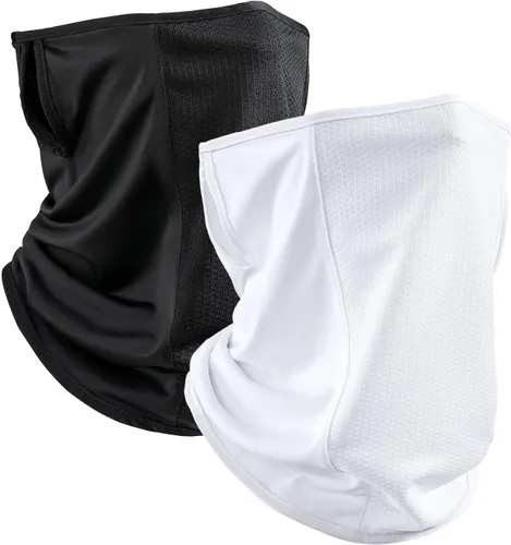 Miniatura 8 de OZERO Protección solar para la cara, polaina para el cuello, bufanda transpirable y refrescante para actividades al aire libre de verano