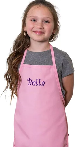 Miniatura 3 de Delantal bordado personalizado hecho en Estados Unidos para niños, niñas, niños, divertido regalo de chef de cocina