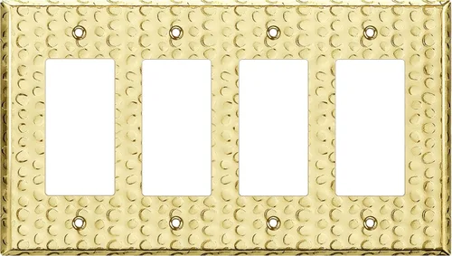 Miniatura 15 de LIDER Placa decorativa de pared de metal para interruptor o receptáculo, cubierta de salida de acero inoxidable, resistente a la corrosión