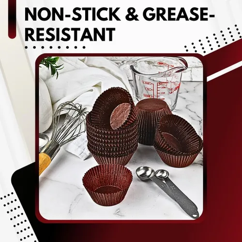 Miniatura 4 de Forros para magdalenas Green Direct - Envolturas estándar para magdalenas para usar en bandejas o portavasos o en soporte - Tazas de papel