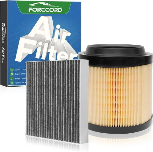 Miniatura 39 de Combo de Filtro de Aire de Cabina y Motor Forccord Compatible con Honda Civic 2016-2025 2026 2.0L, HR-V 2023-2026 2.0L Filtro de Cabina de Carbón