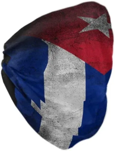 Miniatura 4 de Ningboo 2 bandanas mágicas con diseño de bandera de Grunge