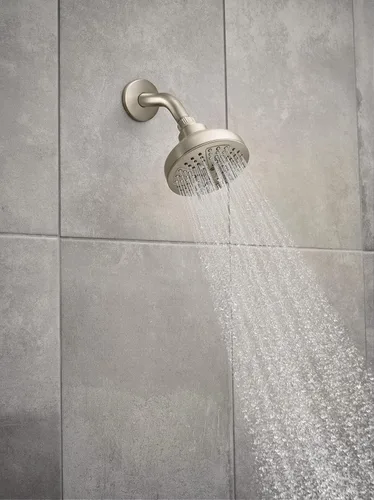 Miniatura 5 de Moen Hydro Energetix - Cabezal de ducha de ocho funciones de níquel cepillado con cabezal rociador estándar de 5 pulgadas de diámetro, 200W0SRN