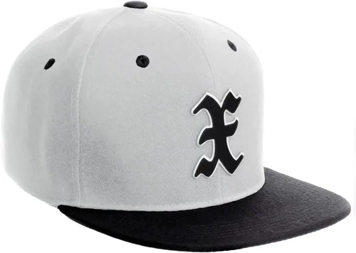 Miniatura 1520 de Daxton Gorra clásica con visera de billete plano con letras del alfabeto inglés antiguo de la A a la Z