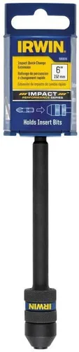 Miniatura 4 de Irwin Tools IRWIN 1869516 Impact Performance Series - Extensión de broca de cambio rápido, vástago de 1/4 pulgadas, 6 pulgadas