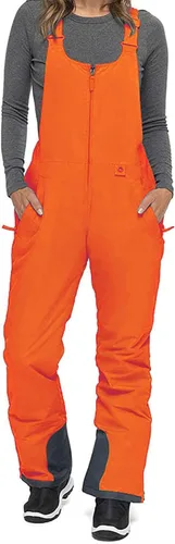 Miniatura 13 de Baberos de nieve para mujer, impermeables, aislados, para esquí, snowboard, invierno, cálidos, overoles, trajes de nieve Ripstop