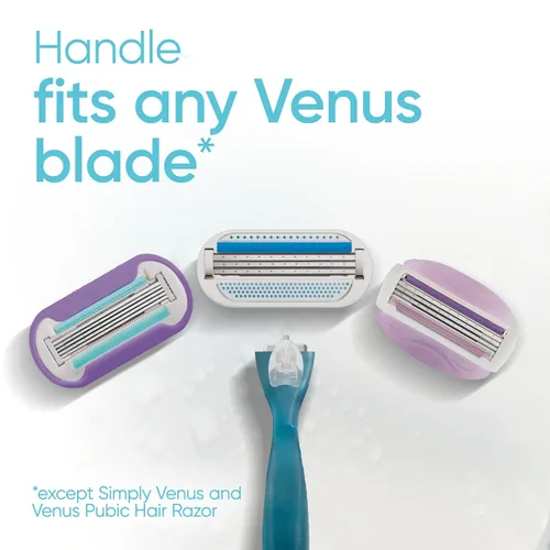 Miniatura 7 de Gillette Venus Mango de afeitar Smooth para mujer + 6 recambios con mango de gel de agarre suave