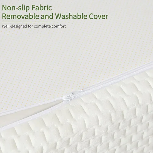 Miniatura 4 de Colchón individual de espuma viscoelástica de 8 pulgadas con funda de bambú transpirable, colchón de gel de firmeza media para litera, cama nido