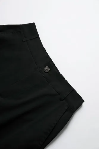 Miniatura 6 de AIFARLD Pantalones cargo para hombre, con múltiples bolsillos, pantalones de trabajo, de algodón, elásticos, cintura elástica, ajuste relajado