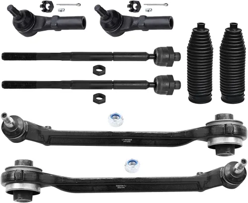 Miniatura 78 de Detroit Axle - Kit de brazos de control de extremo delantero de 8 piezas para Dodge Dakota 00-04, Durango 00-03, 4 brazos de control superior e