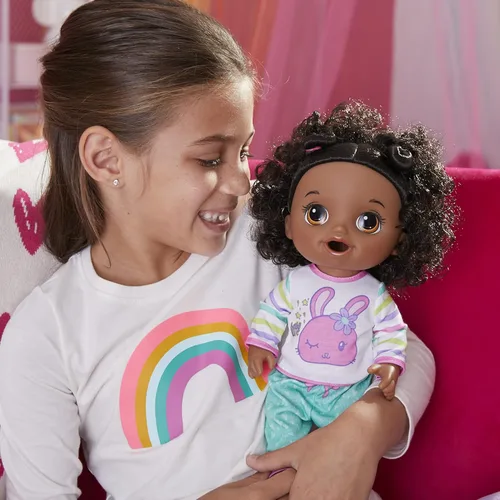 Miniatura 4 de Baby Alive Muñeca Bebé Pijamada de Conejito, Muñecas de 12 Pulgadas con Temática de Hora de Dormir, Saco de Dormir y Accesorios de Muñeca