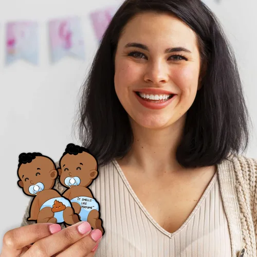 Miniatura 5 de Tarjetas de juego para rascar para baby shower, boletos de lotería afroamericana de 40 formas para juegos de fiesta, con las mejores ideas para 002