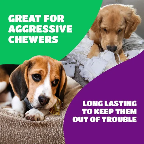 Miniatura 2 de Huesos de perro Lively Tails para masticadores agresivos, huesos de rodilla para perros, huesos de res para perros grandes, medianos y pequeños