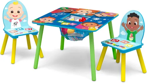 Miniatura 8 de Delta Children - Juego de mesa y silla para niños con almacenamiento (incluye 2 sillas) - Certificado Greenguard Gold - Ideal para manualidades