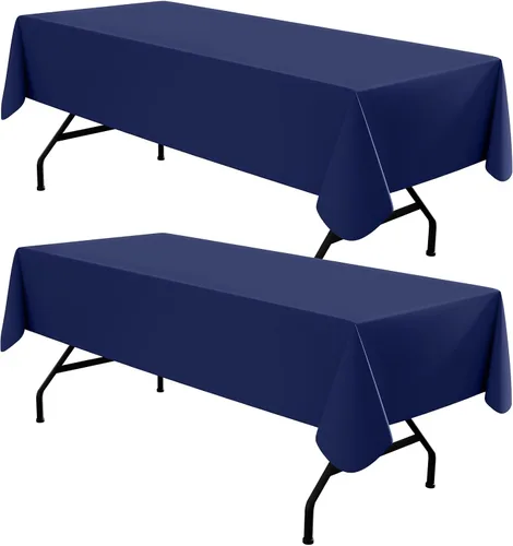 Miniatura 56 de homing - Mantel cuadrado de vinilo, mantel de plástico impermeable y a prueba de derrames con respaldo de franela, cubierta de mesa fácil de limpiar