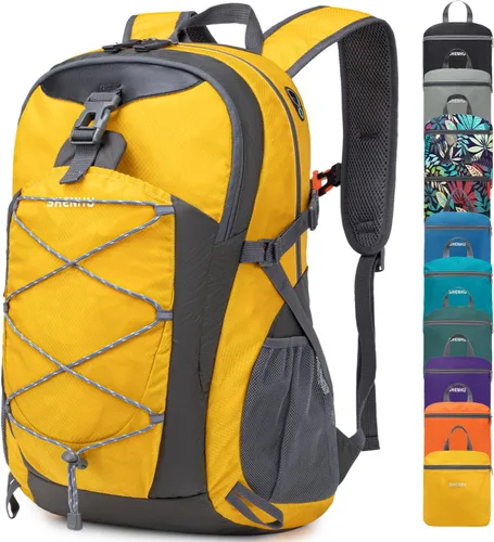 Miniatura 13 de Mochila de senderismo impermeable de 40 L, mochila deportiva al aire libre, mochila de campamento para hombres y mujeres
