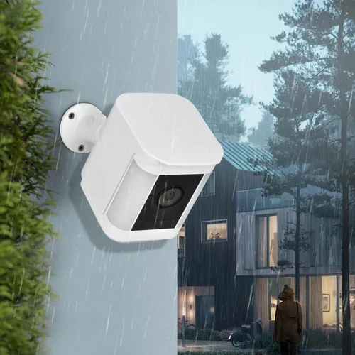 Miniatura 5 de Prestantious Funda protectora de plástico para Ring Spotlight Cam Plus, soporte de montaje en pared, funda para protección de la cámara contra
