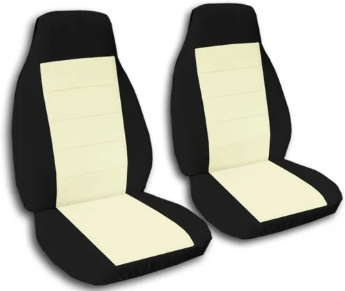Miniatura 18 de TOTALLY COVERS Compatible con Ford F-150 F-250 F-350 de 1992-1998 con dos tonos para asiento de camión (sillas capitanes/cubos) con reposabrazos