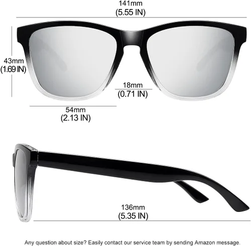Miniatura 4 de MEETSUN Polarized Sunglasses for Women Men Classic Retro Designer