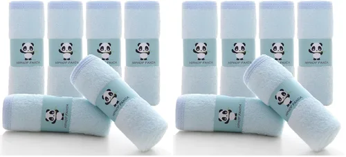 Miniatura 36 de HIPHOP PANDA Toallitas para bebé, rayón hecho de bambú - 2 capas ultra suaves y absorbentes, toalla facial de baño para recién nacidos - toallitas
