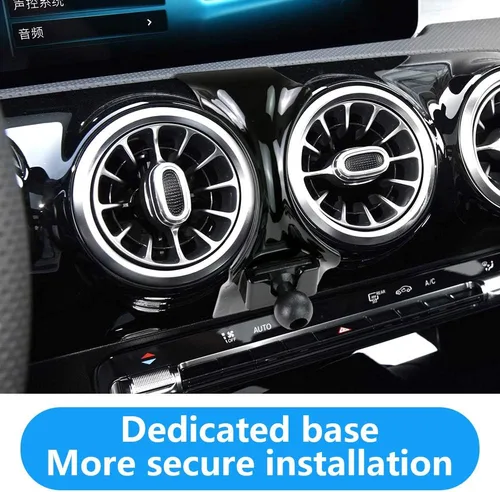 Miniatura 4 de LUNQIN - Soporte para teléfono de coche para Mercedes-Benz Clase CLA 2020 2021 2022 2023 2024 2025 CLA250 AMG 35 45 S y Benz Clase A 2019-2022 A220