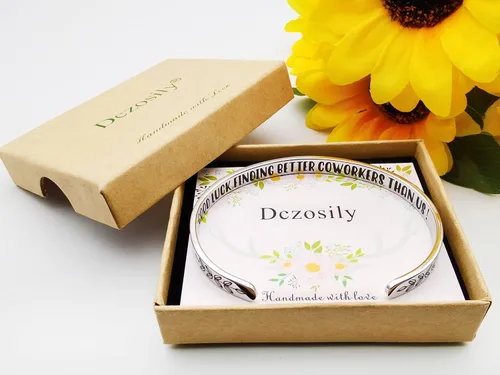 Miniatura 240 de Pulseras inspiradoras para mujer, joyería de acero inoxidable, con refranes, pulsera motivacional con mensaje oculto, pulseras grabadas para mejor