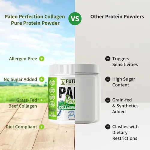 Miniatura 5 de Autoimmune - Proteína de colágeno en polvo para mujeres y hombres, sin soja, gluten y lácteos, sin OMG, de carne de res alimentada con pasto, 10.58